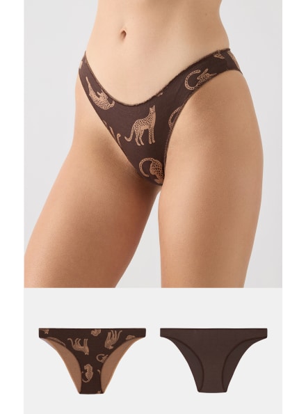 Fimelle TENCEL™ Modal Γυναικείο Χαμηλόμεσο Rio Invisible Σλιπ 2 τμχ