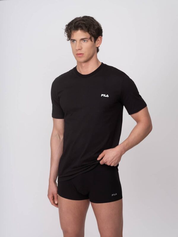 Ανδρικό T-Shirt FILA 2pcs Μάυρο