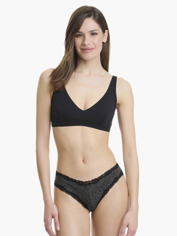 Γυναικείο Σλιπ Walk Από Ίνες Bamboo-Brazilian (Lace Brief)- Σετ 2 Τεμαχίων
