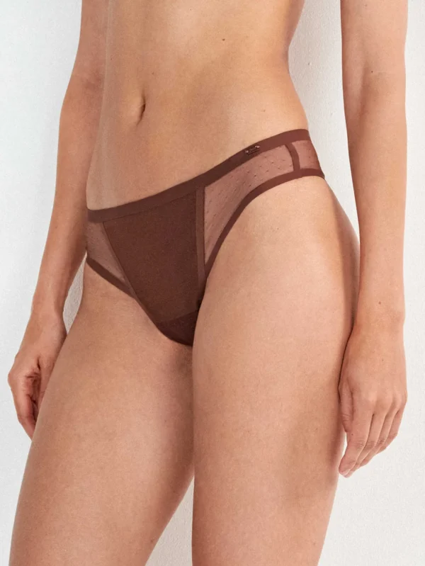 Brazilian slip Gisela 2/10202B Brown καφέ