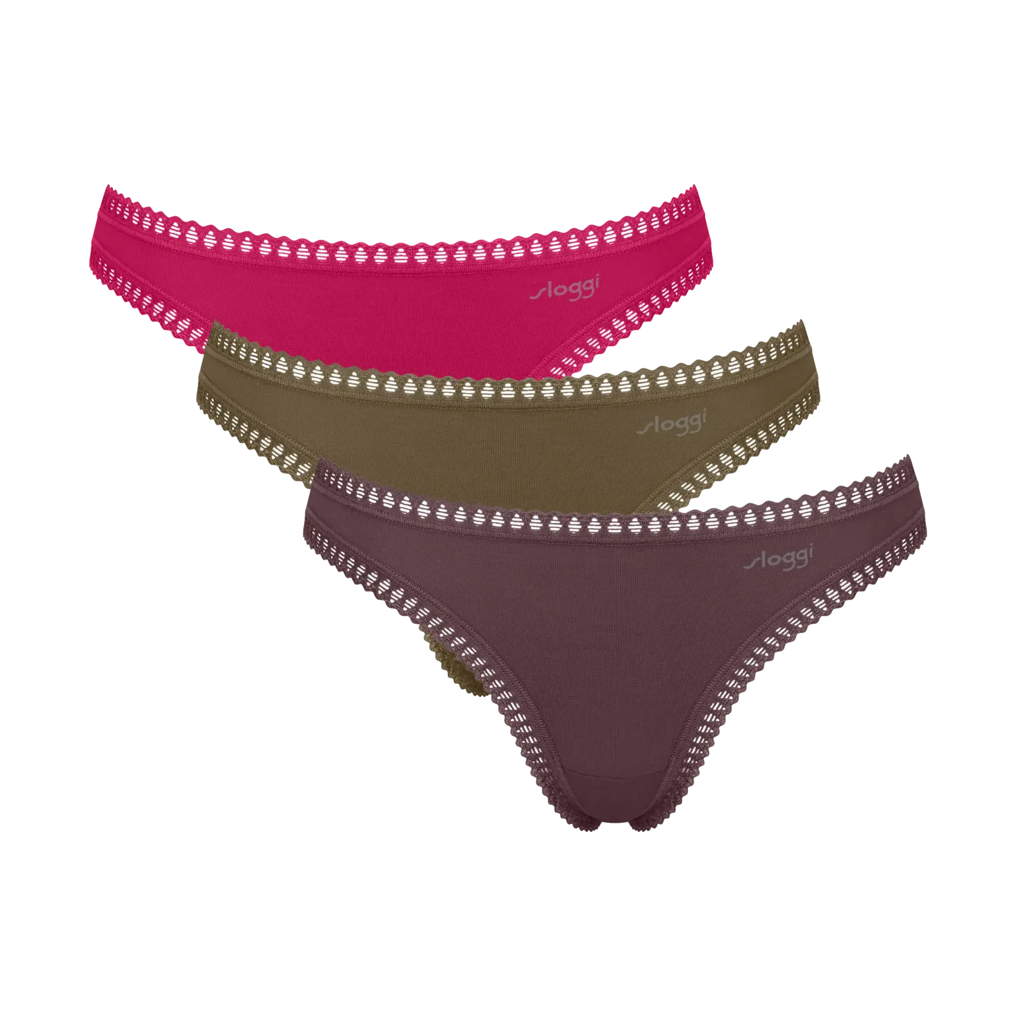 Sloggi GO Crush String C3P 10219704-M023 σετ 3 τεμαχίων