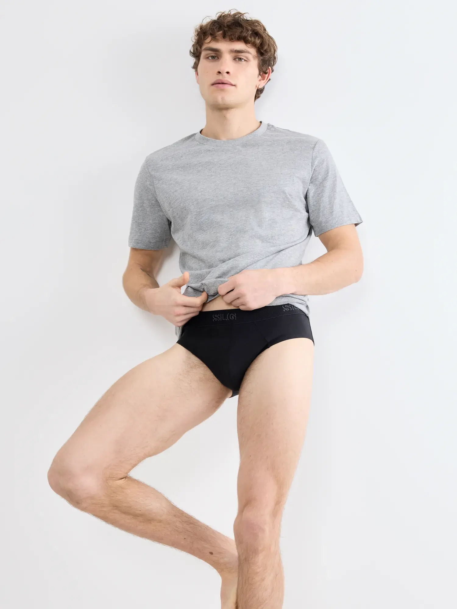 Ανδρικό σλιπ Sloggi SLG Base Brief C2P μαύρο 2 τεμάχια