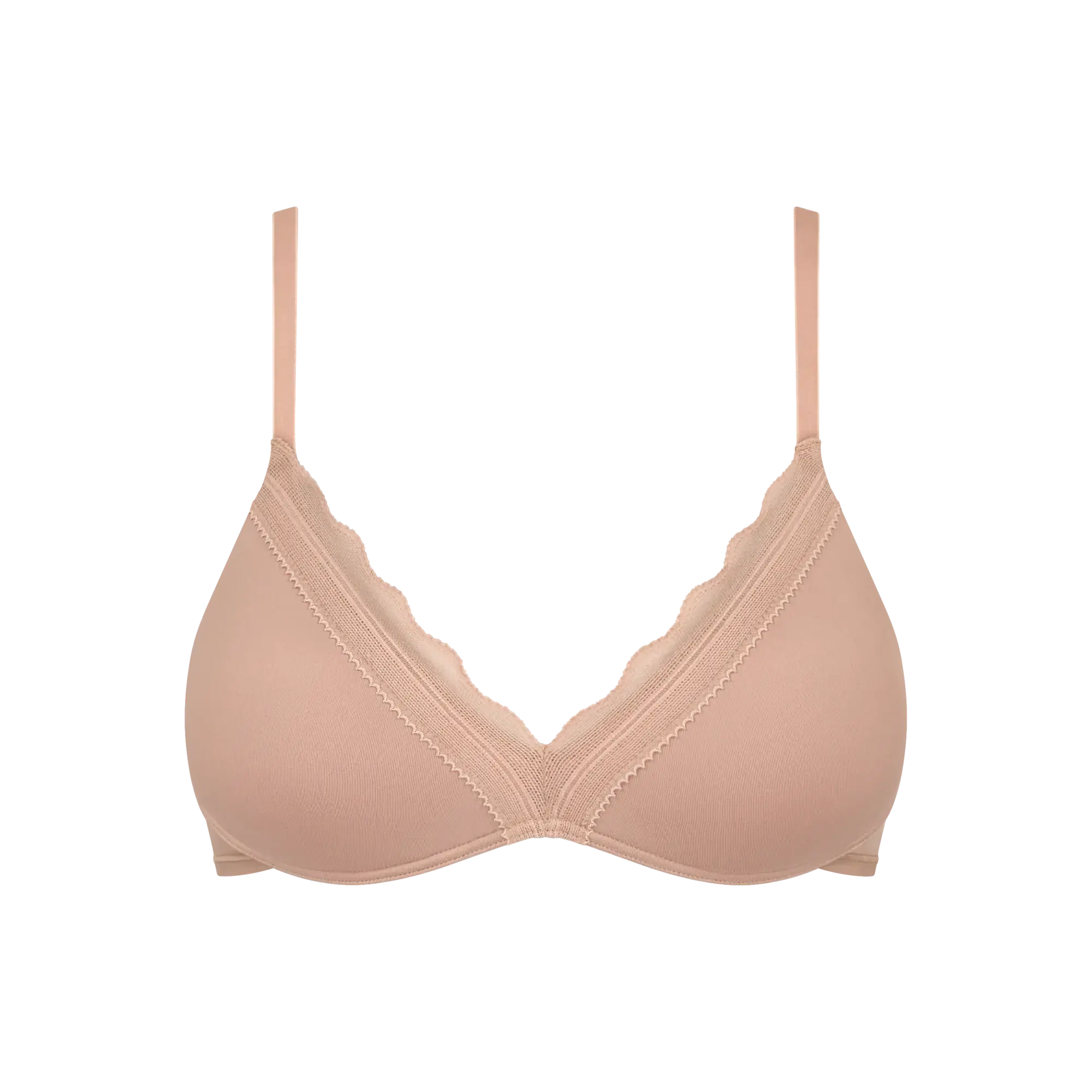 Σουτιέν Sloggi GO Blush Cameo Brown λεπτομέρεια ντεκολτέ