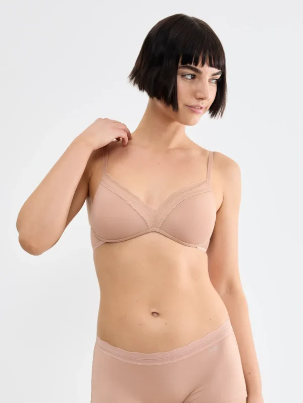 Σουτιέν Sloggi GO Blush Push-Up Cameo Brown 10228626-00ME