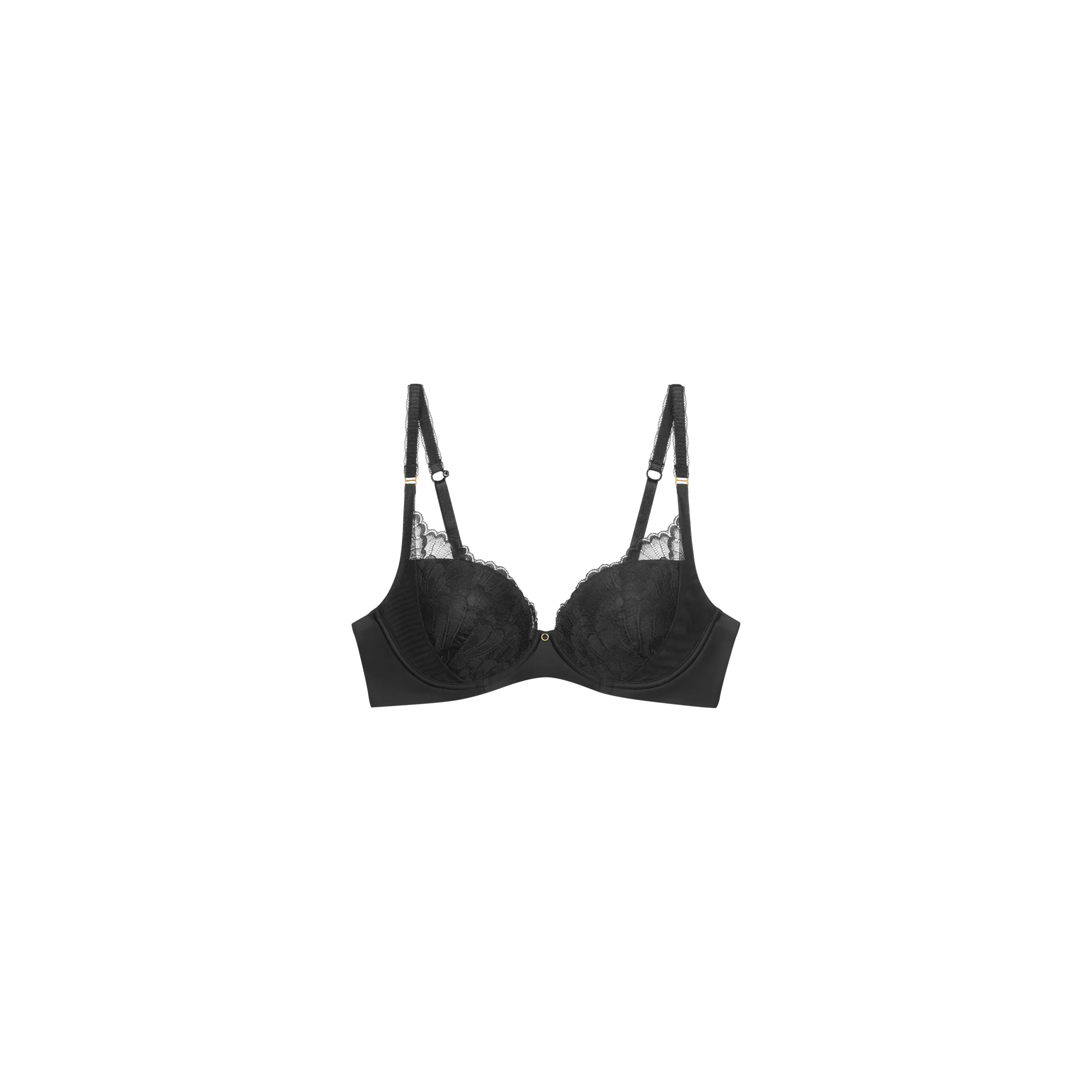 Triumph Love In Lace WP μαύρο ενισχυμένο σουτιέν με μπανέλα