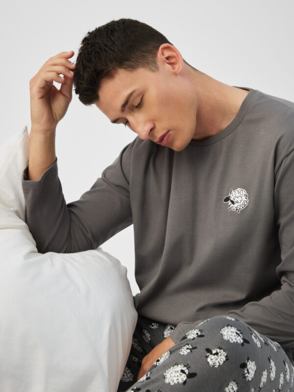Ανδρική πιτζάμα Minerva Sheep 90-71461-329
