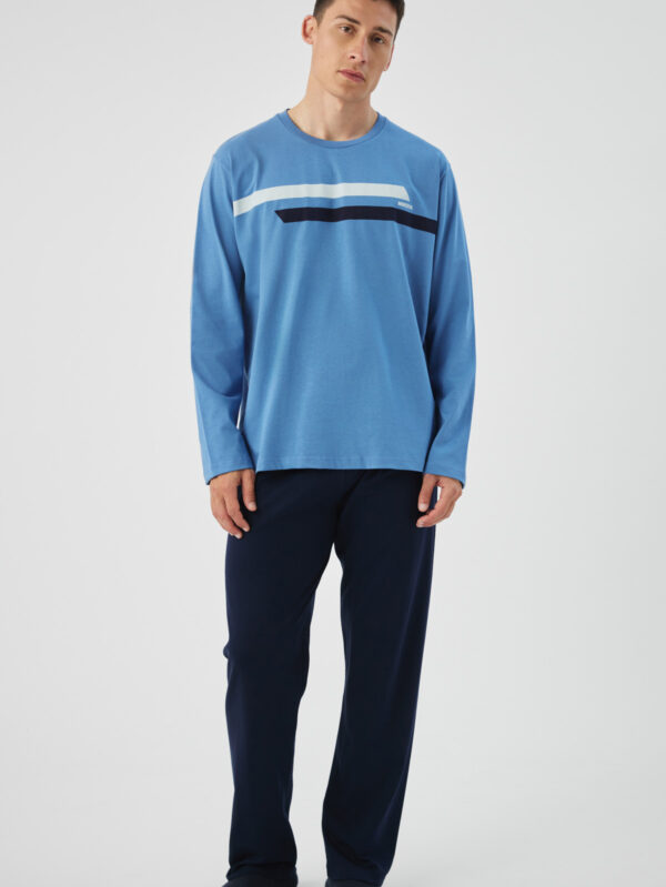 Ανδρική πιτζάμα Minerva Stripes 90-71468-071