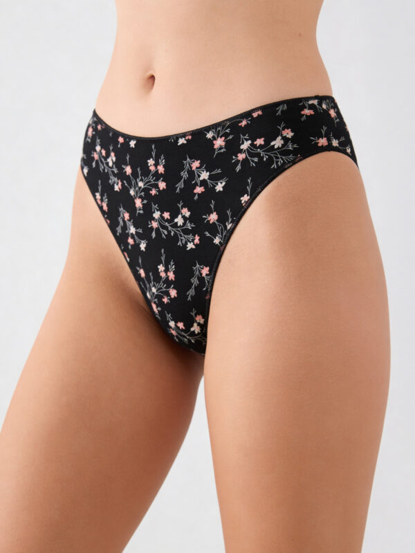 Fimelle Brazil σλιπ 81322-982 μαύρο floral