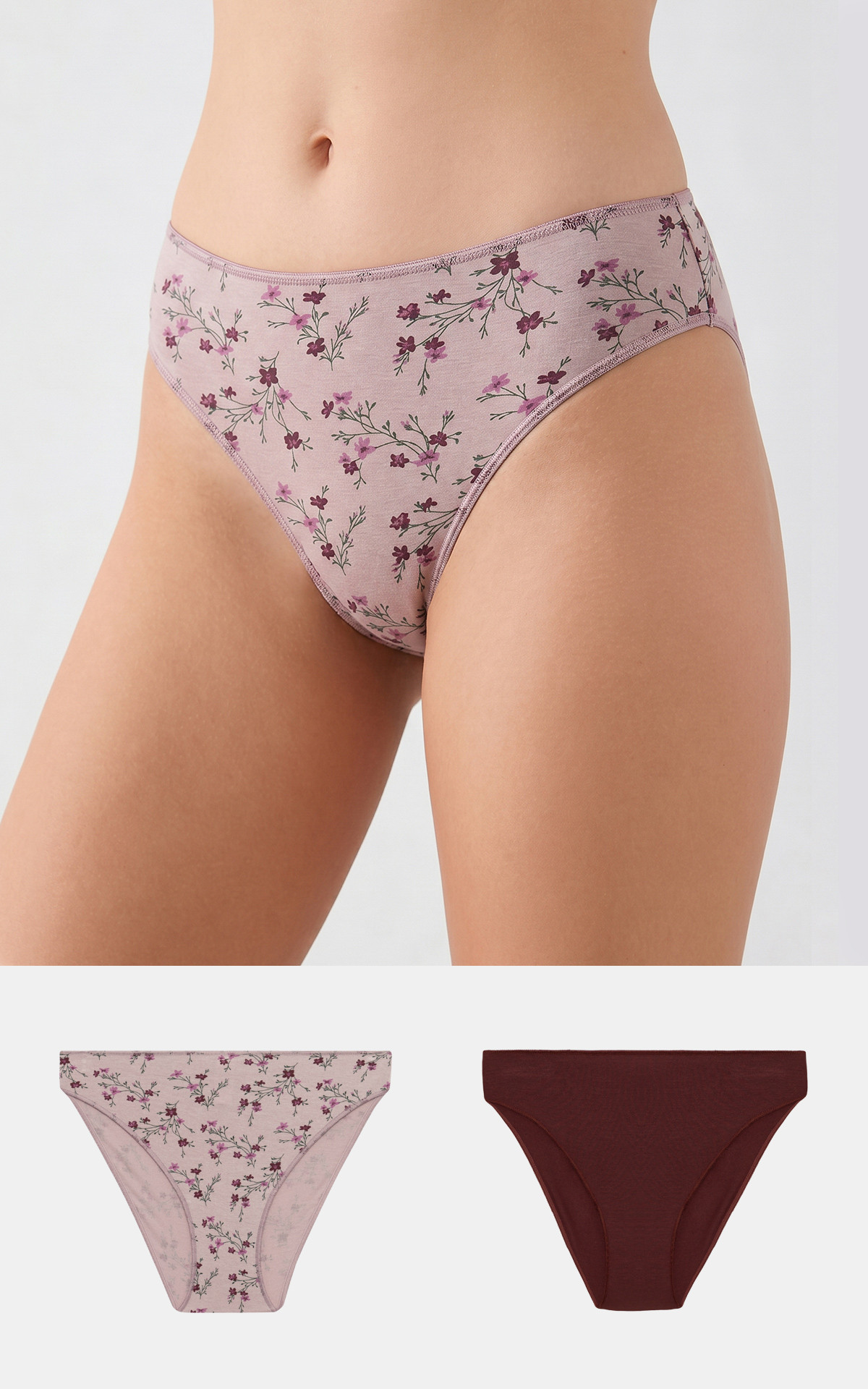 Fimelle TENCEL™ Modal Γυναικείο Brazil Σλιπ 2 τμχ - Image 5