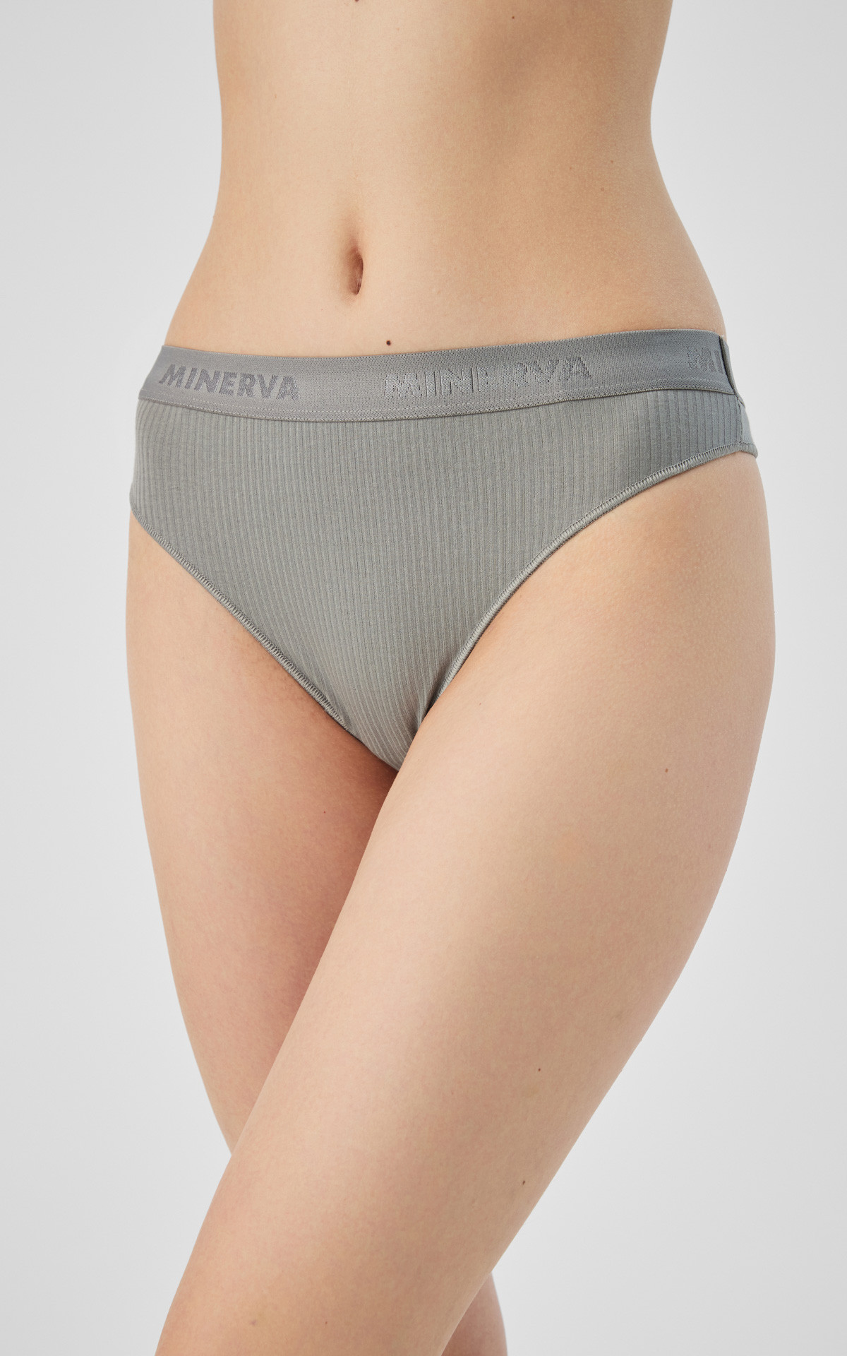 Γυναικείο string Minerva 81706-341 γκρι