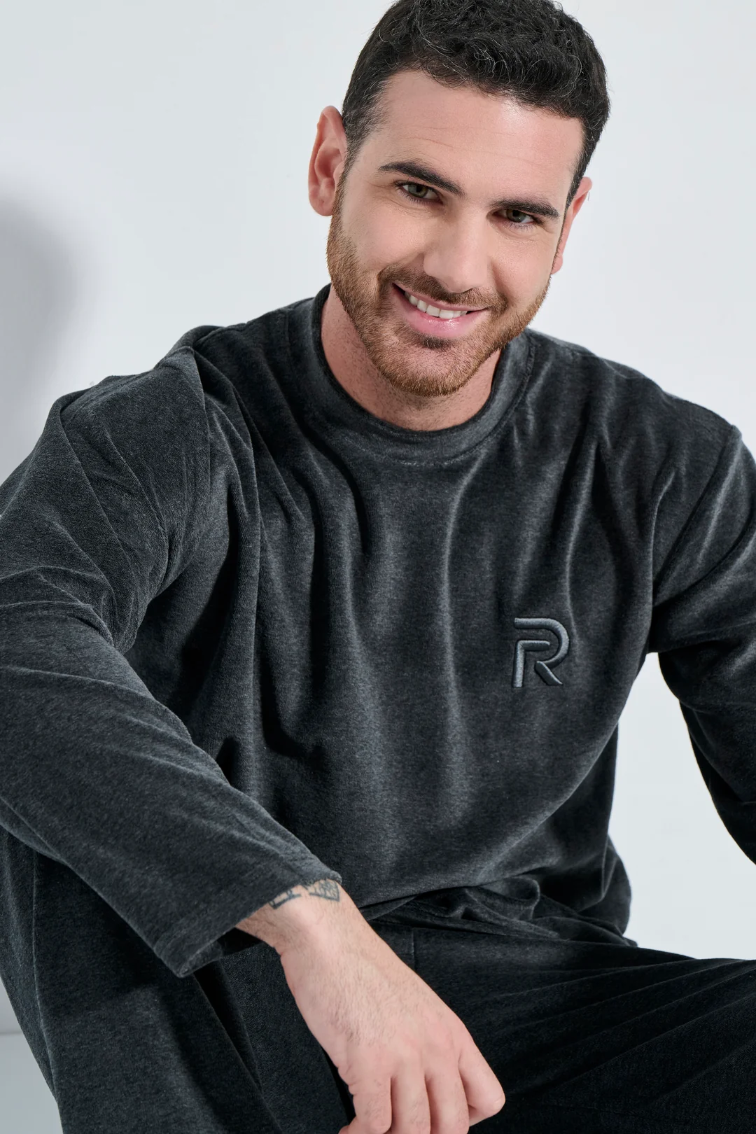 Ανδρική πιτζάμα Rafael A5801 Anthracite