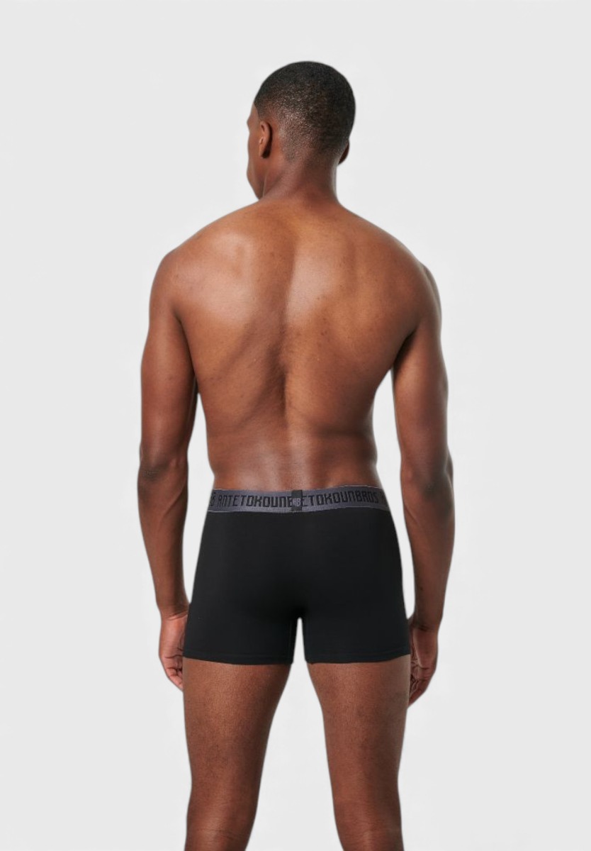 1. AntetokounBros ACJD352001-030 μαύρο boxer πίσω όψη
