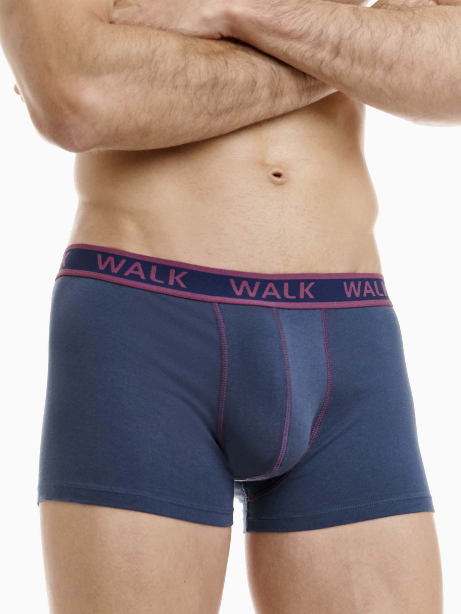 Walk W1756-0339 σκούρο μπλε ανδρικό boxer