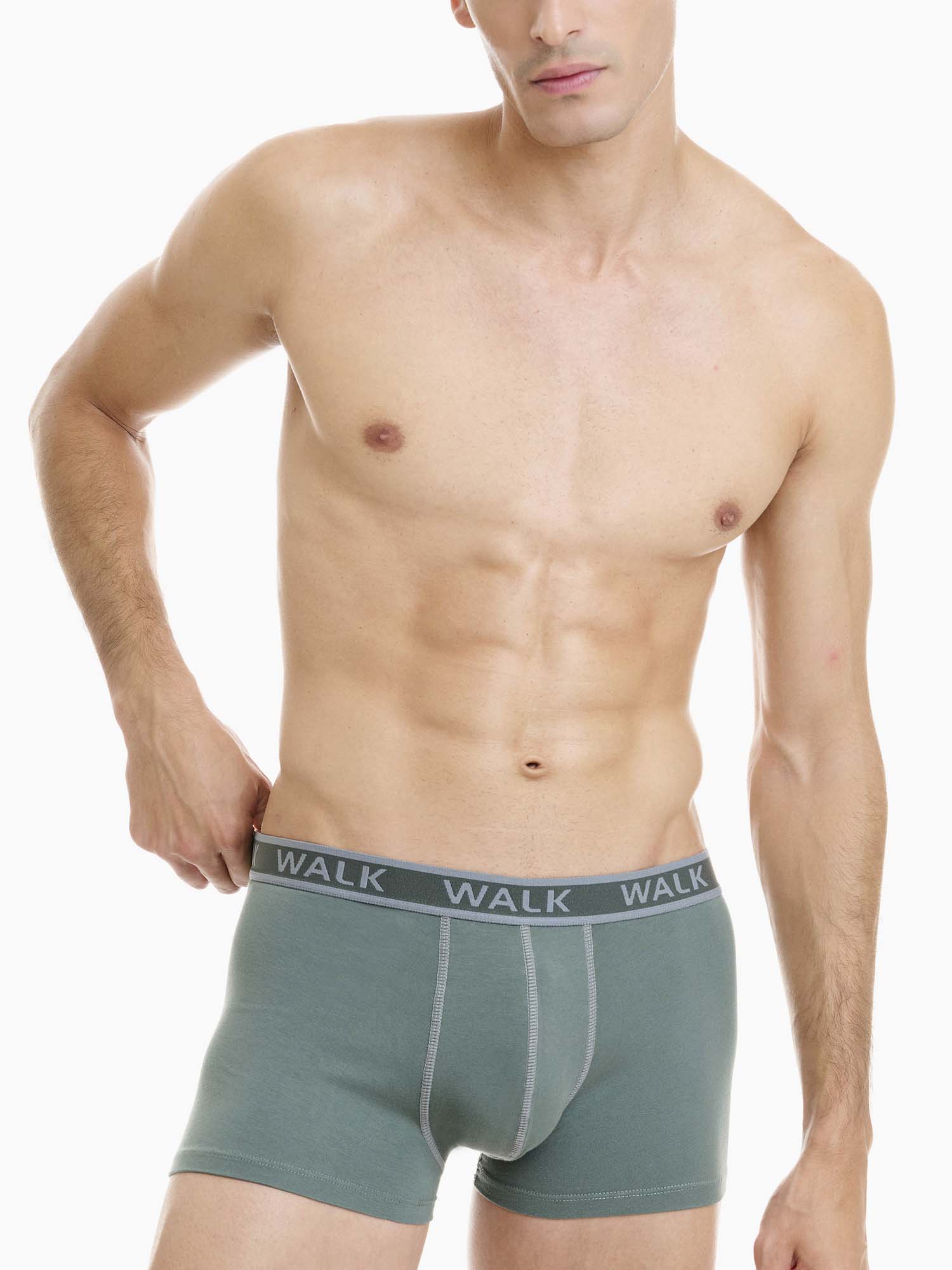 Walk W1756-1224 Dark Khaki ανδρικό boxer