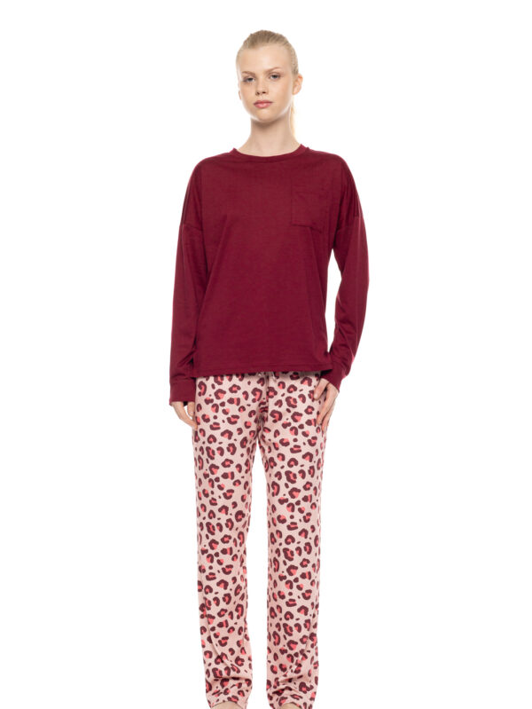Γυναικεία πιτζάμα Pink Label Leo W1969 Rose