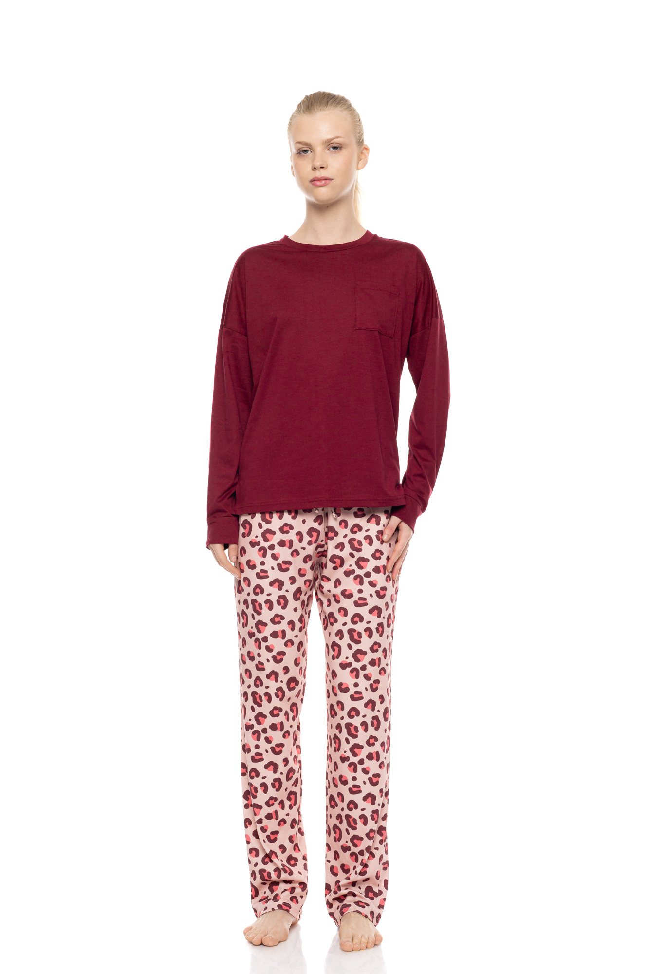 Γυναικεία πιτζάμα Pink Label Leo W1969 Rose