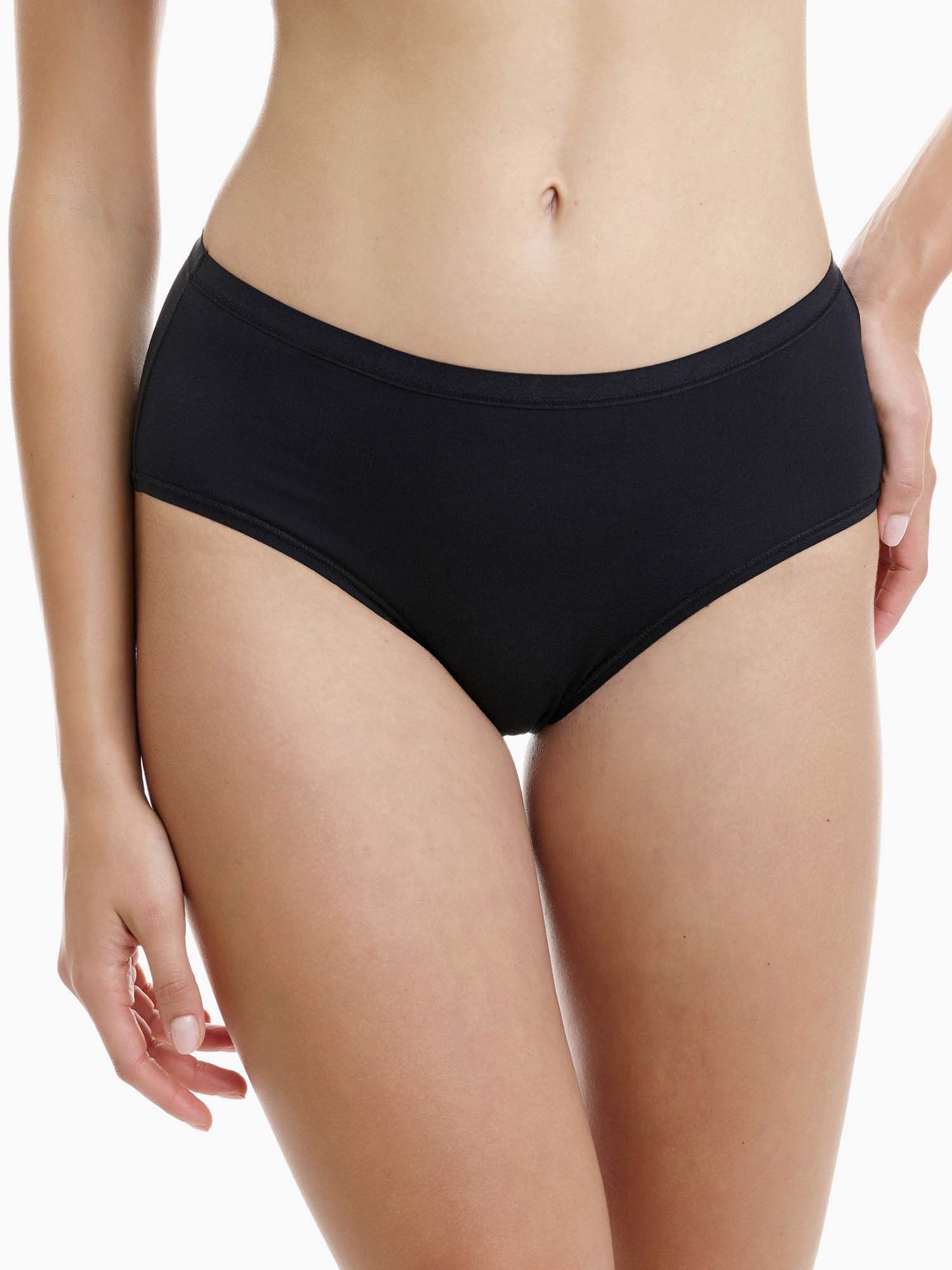 Γυναικείο Midi Slip Bamboo Walk W2035-0202 μαύρο
