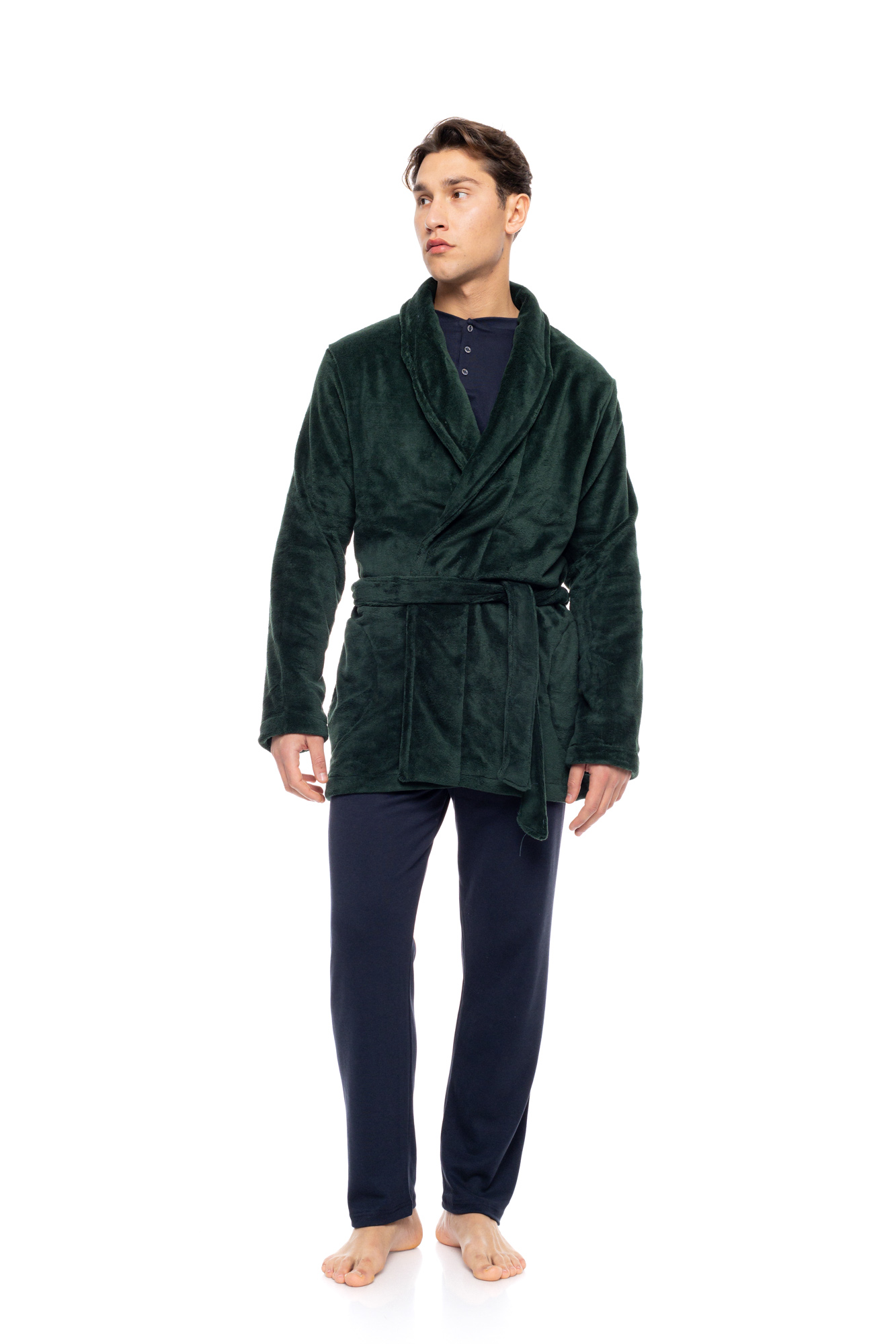 Ανδρική ρόμπα Ulisse Soft NOS WN-M102 Forest
