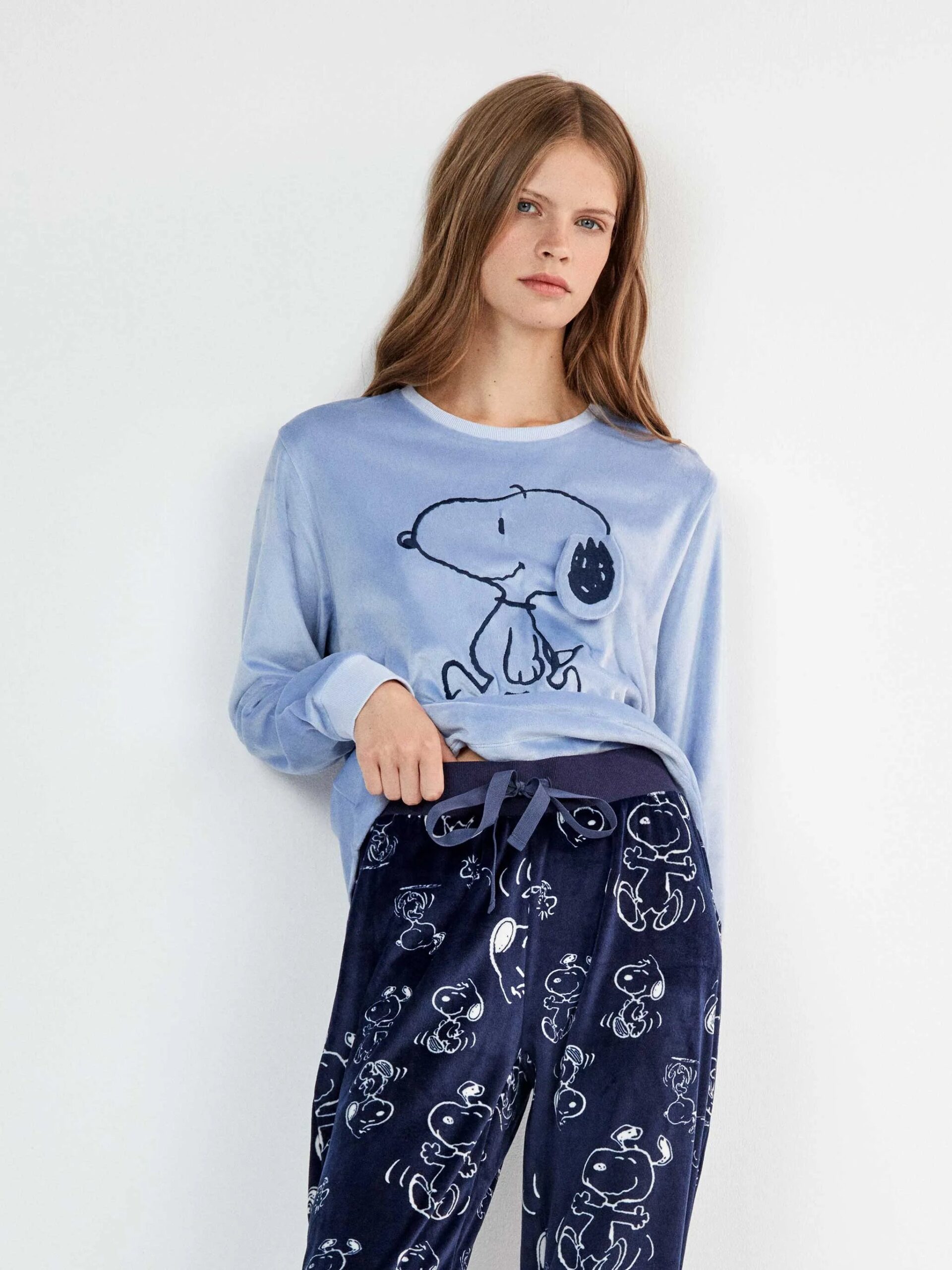Gisela 2/20464S γυναικεία fleece πιτζάμα Snoopy