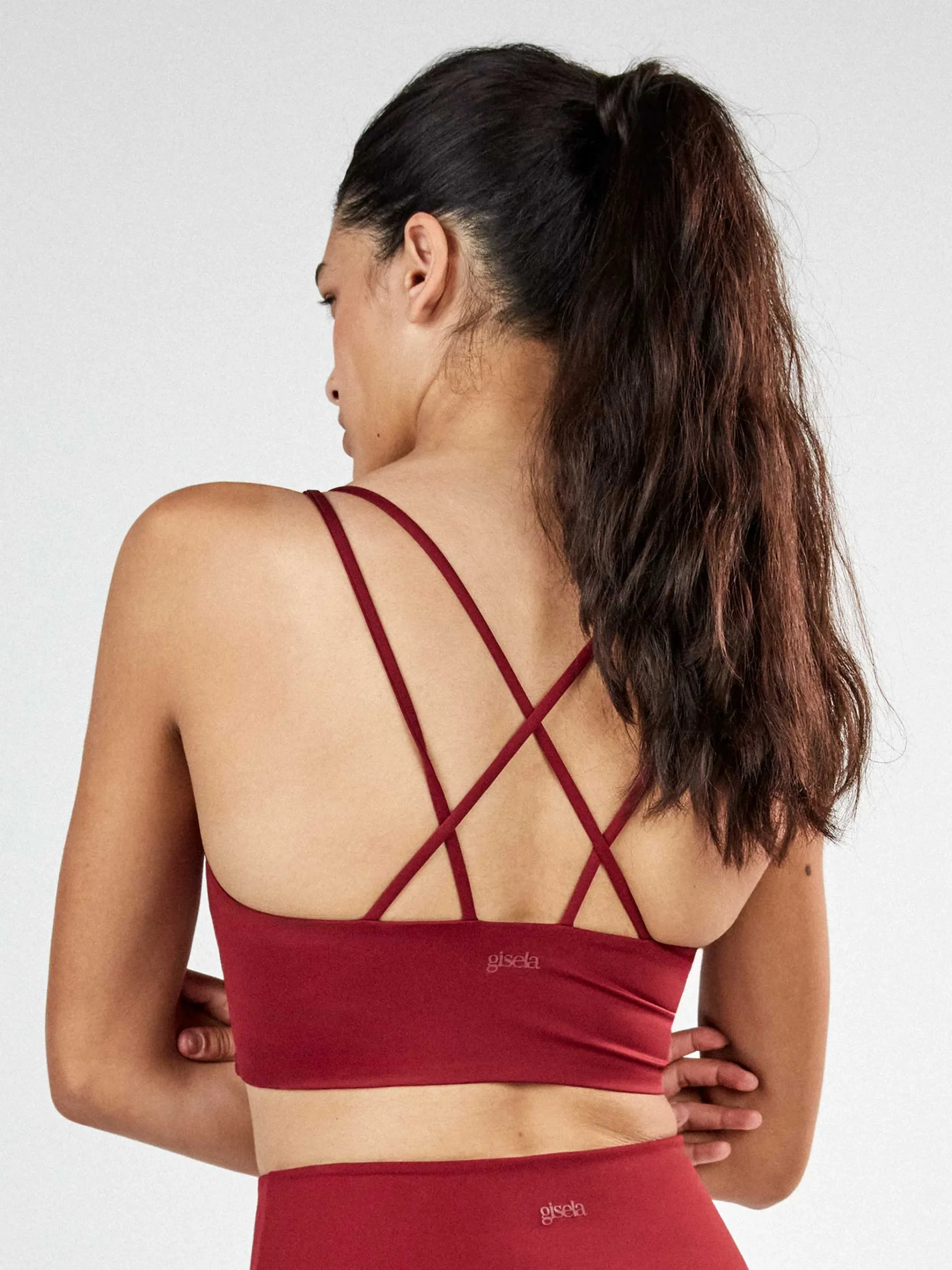 Αθλητικό σουτιέν Gisela 2/60022T Red πίσω όψη