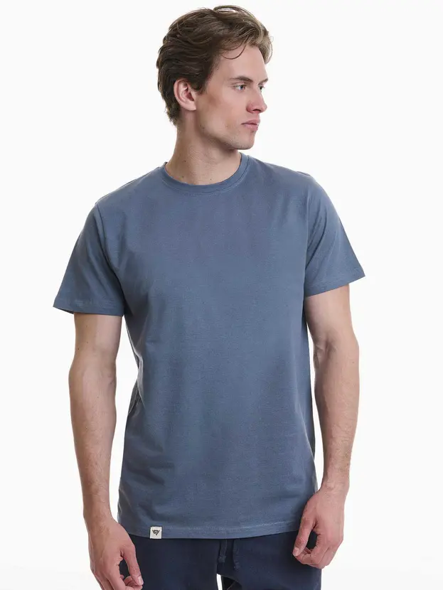 Ανδρικό T-Shirt Walk W5200-10 μπλε