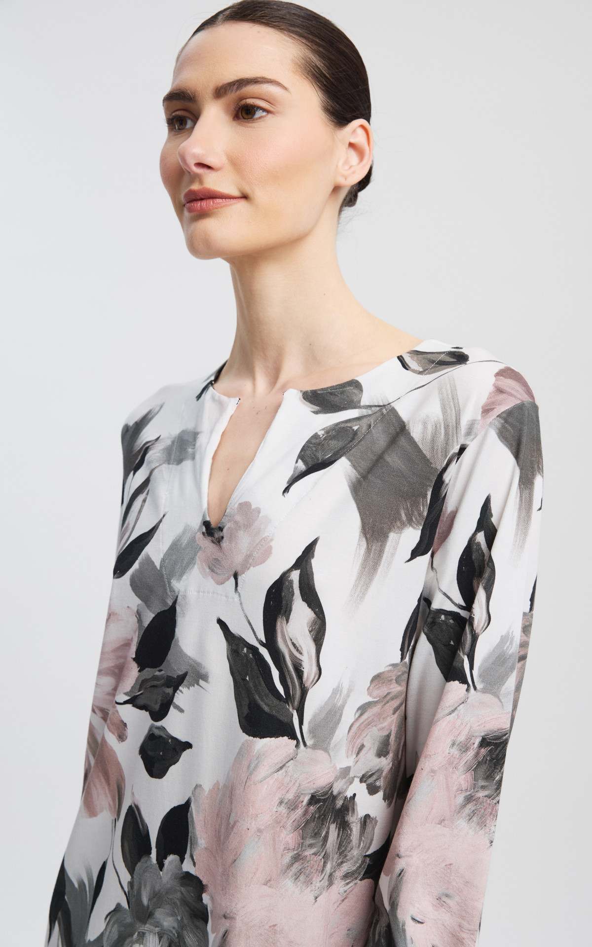 Minerva 90-53541-020 γυναικείο νυχτικό floral print