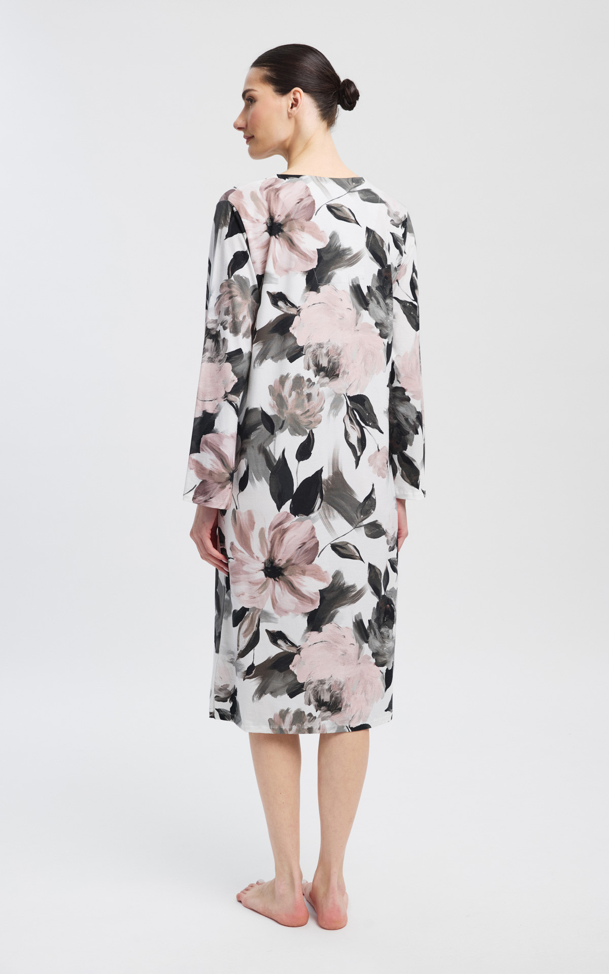 Minerva 90-53541-020 floral νυχτικό πίσω όψη